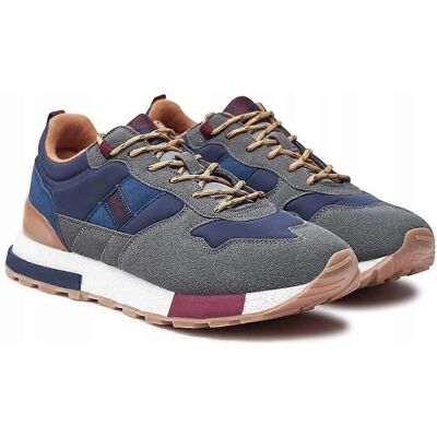 Lee Cooper LCJ24033006MA Szary/Navy/Blue - Buty Lee Cooper LCJ24033006MA Szary/Navy/Blue - Buty