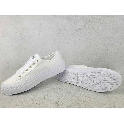 Lee Cooper LCW24312725 Białe damskie sneakers - Buty Lee Cooper LCW24312725 Białe damskie sneakers - Buty