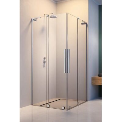 Radaway Radaway Furo SL KDD Kabina prysznicowa - Chrom, 90x100cm, Przezroczyste szkło Radaway Radaway Furo SL KDD Kabina prysznicowa - Chrom, 90x100cm, Przezroczyste szkło