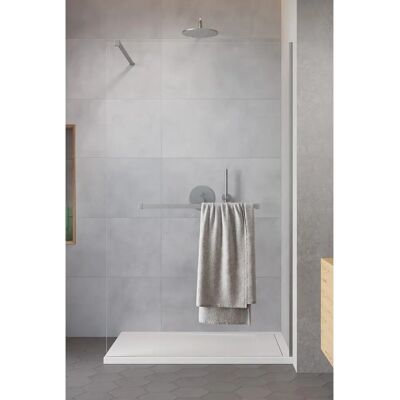 Radaway Modo New II - szczotkowany nikiel - 95x200 cm - Kabina prysznicowa walk-in Radaway Modo New II - szczotkowany nikiel - 95x200 cm - Kabina prysznicowa walk-in