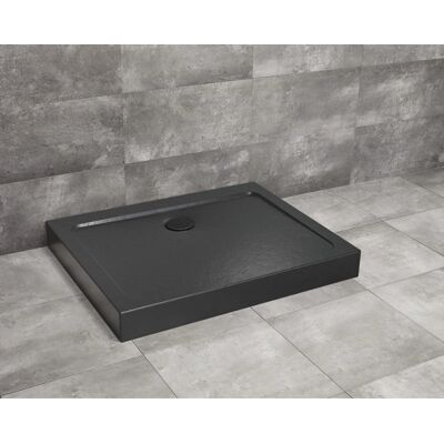 Radaway Doros D Compact Stone 100x80 - czarny - akryl - Brodzik pod prysznic Radaway Doros D Compact Stone 100x80 - czarny - akryl - Brodzik pod prysznic