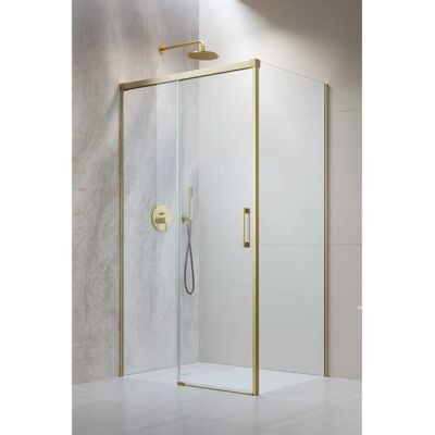 Radaway Brushed Gold Kabina Prysznicowa - 100x100cm, Model 387040-99-01L Radaway Brushed Gold Kabina Prysznicowa - 100x100cm, Model 387040-99-01L