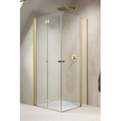 Radaway Nes KDD B Złota Szczotkowana Kabina Prysznicowa - Shower Cabin Radaway Nes KDD B Złota Szczotkowana Kabina Prysznicowa - Shower Cabin