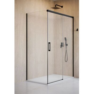 Radaway Idea Black 8 KDJ Kabina prysznicowa - 150x110cm, Prawa, Czarny mat/Szkło Radaway Idea Black 8 KDJ Kabina prysznicowa - 150x110cm, Prawa, Czarny mat/Szkło
