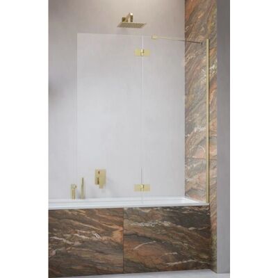 Radaway - Essenza Brushed Gold PND II - Parawan prysznicowy Radaway - Essenza Brushed Gold PND II - Parawan prysznicowy