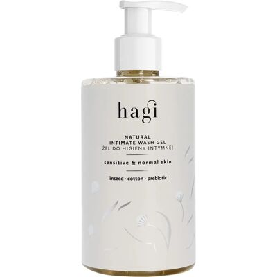 Gel d'hygiène intime naturel Hagi - Soins délicats - Publicité Gel d'hygiène intime naturel Hagi - Soins délicats - Publicité