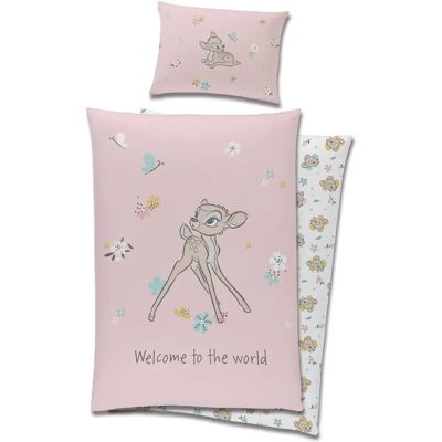 Poszwa na kołdrę Disney Bambi BABY - Bawełna Różowy - Rozmiar Dziecięcy Poszwa na kołdrę Disney Bambi BABY - Bawełna Różowy - Rozmiar Dziecięcy