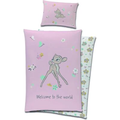 Pościel dla niemowląt Disney Bambi Welcome z bawełny - 90x120 cm Pościel dla niemowląt Disney Bambi Welcome z bawełny - 90x120 cm