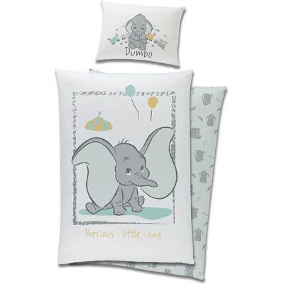 Disney Dumbo Model Precious - Pokrowiec na Kołdrę dla Malucha - Biały Disney Dumbo Model Precious - Pokrowiec na Kołdrę dla Malucha - Biały