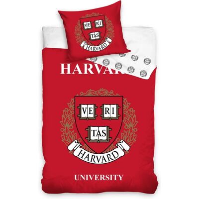 Červená povlak na přikrývku Harvard 140x200cm - Ložní prádlo Červená povlak na přikrývku Harvard 140x200cm - Ložní prádlo