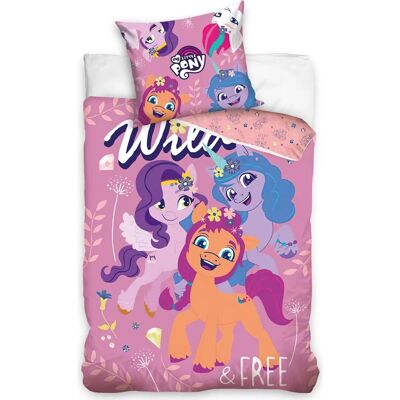 My Little Pony Groene Katoenen Dekbedovertrek 140x200 + 70x90 cm My Little Pony Groene Katoenen Dekbedovertrek 140x200 + 70x90 cm