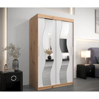 Nábytek Paul - Abi Se - 120 cm - Černý korpus - Wardrobe Nábytek Paul - Abi Se - 120 cm - Černý korpus - Wardrobe