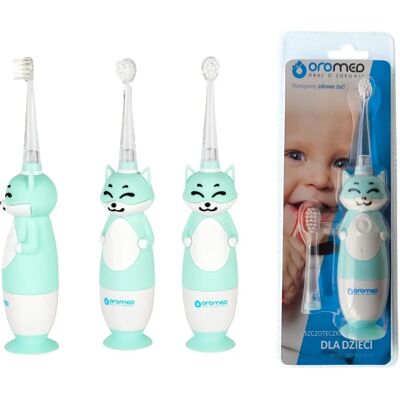 Oromed Oro-Kids niebiesko-biała soniczna szczoteczka do zębów - Dzieci Oromed Oro-Kids niebiesko-biała soniczna szczoteczka do zębów - Dzieci