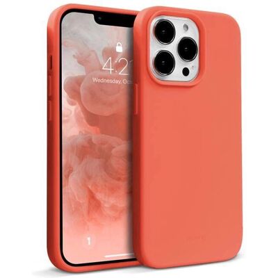 Crong Coral Liquid Silicone Hülle für iPhone 13 Pro - Stoßfeste Hülle Crong Coral Liquid Silicone Hülle für iPhone 13 Pro - Stoßfeste Hülle