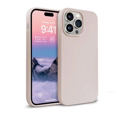 Coque en silicone liquide flexible Crong IP1461P Rose - Étui téléphone - Publicité Coque en silicone liquide flexible Crong IP1461P Rose - Étui téléphone - Publicité