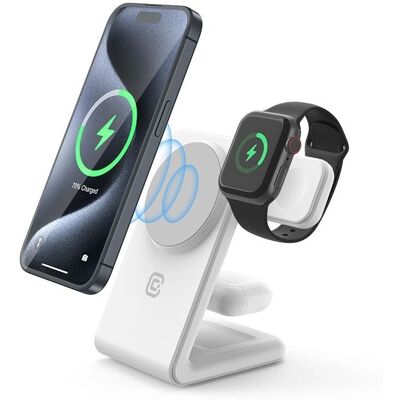 MagSpot Pivot Stand - MagSafe laturi iPhone, Apple Watch ja AirPods MagSpot Pivot Stand - MagSafe laturi iPhone, Apple Watch ja AirPods