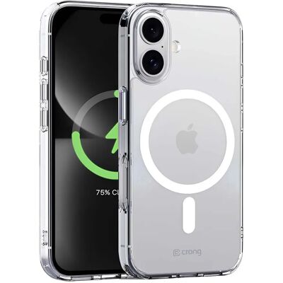 Crong Crong Clear Mag Cover iPhone 16 Plus MagSafe - Custodia Crong Crong Clear Mag Cover iPhone 16 Plus MagSafe - Custodia