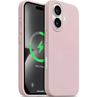Custodia Magnetica Crong per iPhone 16 Rosa Sabbia - Cover per telefono Custodia Magnetica Crong per iPhone 16 Rosa Sabbia - Cover per telefono