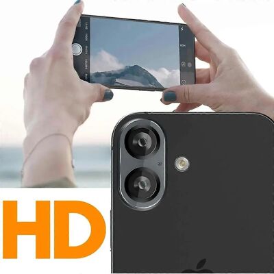 Crong iPhone 16/Plus Kamera- ja Linssinsuojus - Kivi Kameraan ja Linssiin Crong iPhone 16/Plus Kamera- ja Linssinsuojus - Kivi Kameraan ja Linssiin