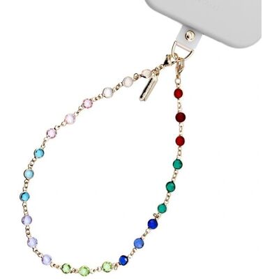 Sangle de téléphone arc-en-ciel Crong - Accessoires connectés - Publicité Sangle de téléphone arc-en-ciel Crong - Accessoires connectés - Publicité