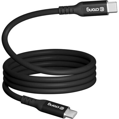 Cavo USB Crong Modello CRGSL120USCCBLK - USB 3.2 Gen 2 Cavo USB Crong Modello CRGSL120USCCBLK - USB 3.2 Gen 2