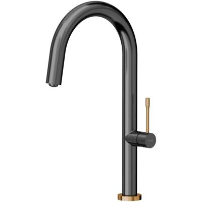 Q Company Küchenarmatur Haley - Keramischer Kopf, 360° Drehung, Kupferfinish - Küchenarmatur Q Company Küchenarmatur Haley - Keramischer Kopf, 360° Drehung, Kupferfinish - Küchenarmatur