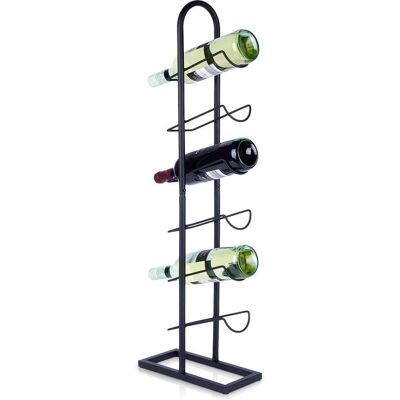 B2X Weinregal - Industrieller LOFT-Stil, Schwarzmetall, 6 Flaschen B2X Weinregal - Industrieller LOFT-Stil, Schwarzmetall, 6 Flaschen