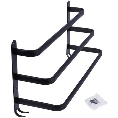 B2X Wandmontierter Handtuchhalter - Moderner Industrie Badezimmerschrank B2X Wandmontierter Handtuchhalter - Moderner Industrie Badezimmerschrank