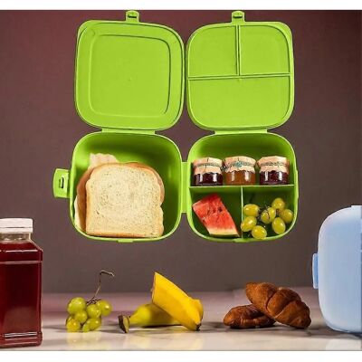 B2X Lunchbox - Zweiteilig mit geteiltem Behälter B2X Lunchbox - Zweiteilig mit geteiltem Behälter