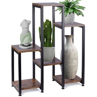 B2X Modelo 6 niveles Soporte de flores de metal - Estilo industrial B2X Modelo 6 niveles Soporte de flores de metal - Estilo industrial