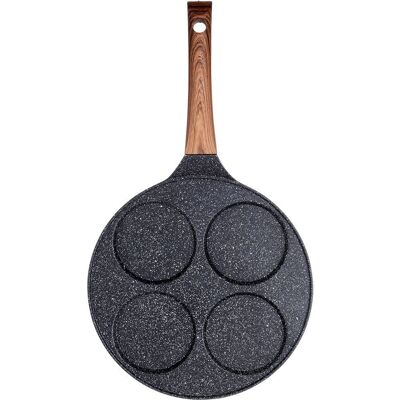 B2X Granitpfanne - 26cm, Vier Löcher, Für alle Herde B2X Granitpfanne - 26cm, Vier Löcher, Für alle Herde