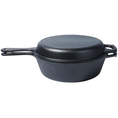 B2X Gusseisen Topf- und Bratpfannenset - Vielseitiges Kochen B2X Gusseisen Topf- und Bratpfannenset - Vielseitiges Kochen