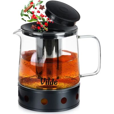 Vilde - Glass Teapot - szklany - 1.5 L - Kettle Vilde - Glass Teapot - szklany - 1.5 L - Kettle