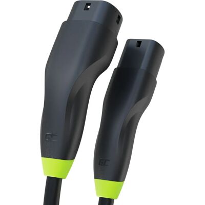 Green Cell EVKABGC03 Electric Vehicle Charging Cable - Type 2 5m Green Cell EVKABGC03 Electric Vehicle Charging Cable - Type 2 5m