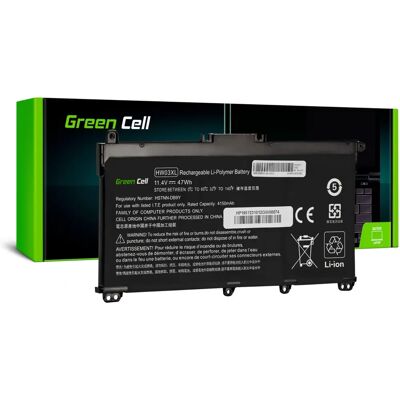 Batterie GreenCell pour ordinateur portable HP 250 G9, 255 Pavilion - 4150mAh Batterie GreenCell pour ordinateur portable HP 250 G9, 255 Pavilion - 4150mAh