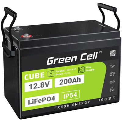 Green Cell LFPGC12V200AH UPS-akku litium-rautafosfaat - 12,8V 200Ah Green Cell LFPGC12V200AH UPS-akku litium-rautafosfaat - 12,8V 200Ah