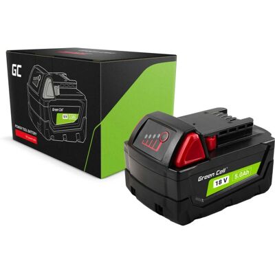 Green Cell PTML18V5 Trådlöst verktygsbatteri - 18V, 5Ah, kompatibel med Milwaukee Green Cell PTML18V5 Trådlöst verktygsbatteri - 18V, 5Ah, kompatibel med Milwaukee