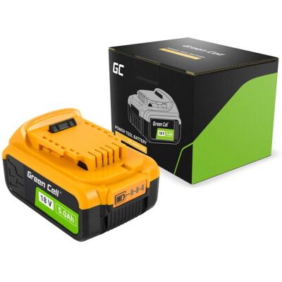 Bateria Green Cell PTDW18V5 para ferramentas sem fio - 18 V, 5Ah Bateria Green Cell PTDW18V5 para ferramentas sem fio - 18 V, 5Ah