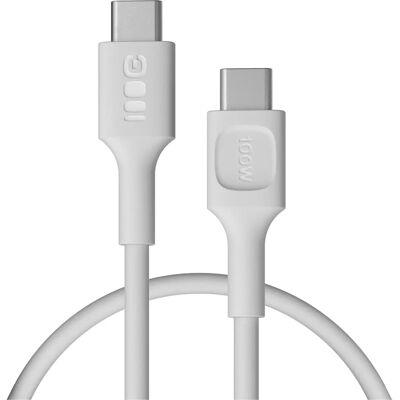 GREEN CELL GC KAB100PF30SW - USB-C Kabel, 0,3 m, 100 W, Weiß GREEN CELL GC KAB100PF30SW - USB-C Kabel, 0,3 m, 100 W, Weiß