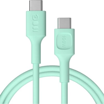Green Cell USB-C-Kabel - 1,2 m, 100 W, Grün - USB-C Kabel Green Cell USB-C-Kabel - 1,2 m, 100 W, Grün - USB-C Kabel