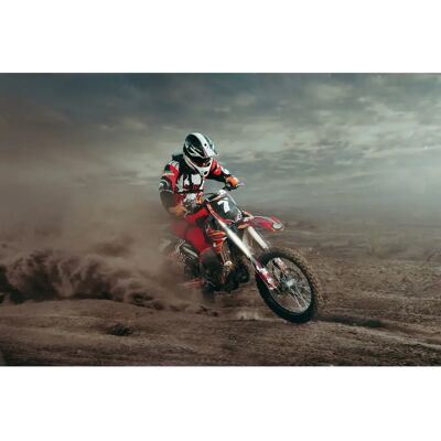 Fotomuur DOBOXA Piloto De Motocross No Deserto - 368x280cm Fotomuur DOBOXA Piloto De Motocross No Deserto - 368x280cm