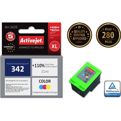 Activejet AH-342R Cyan/Magenta/Gelb Tintenpatrone - Tintenstrahldrucker Activejet AH-342R Cyan/Magenta/Gelb Tintenpatrone - Tintenstrahldrucker