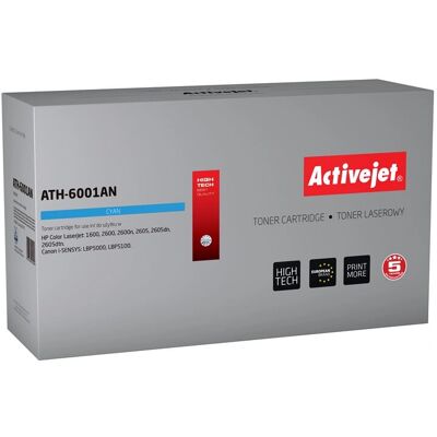Cartouche de toner Activejet ATH-6001AN Cyan - Imprimante laser - Publicité Cartouche de toner Activejet ATH-6001AN Cyan - Imprimante laser - Publicité