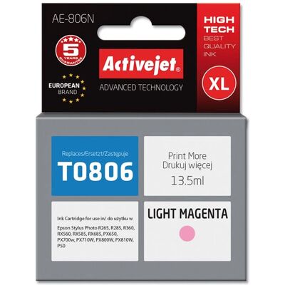Cartouche d'Encre Light Magenta Activejet AE-806N - Imprimante Inkjet Cartouche d'Encre Light Magenta Activejet AE-806N - Imprimante Inkjet