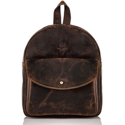 Paolo Peruzzi - Merg - Brązowy - Skóra - Backpack Paolo Peruzzi - Merg - Brązowy - Skóra - Backpack