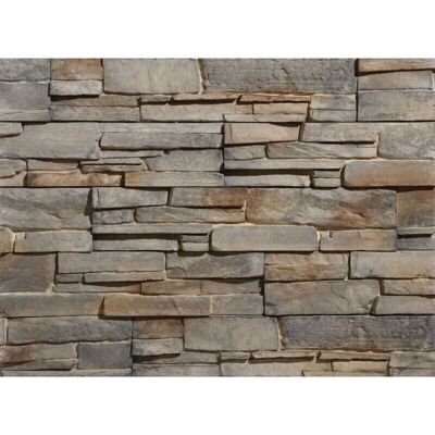 Wykończenie ściany z kamienia Bedrock szare 11,7x55cm Wykończenie ściany z kamienia Bedrock szare 11,7x55cm