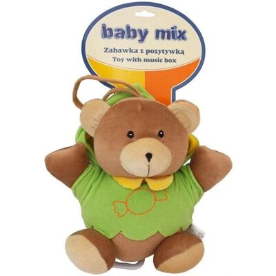 Baby Mix Grünes Plüschtier - Musikbär für Kinder Baby Mix Grünes Plüschtier - Musikbär für Kinder