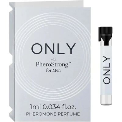 Parfum avec phéromones PheroStrong pour hommes - 1 ml - Publicité Parfum avec phéromones PheroStrong pour hommes - 1 ml - Publicité