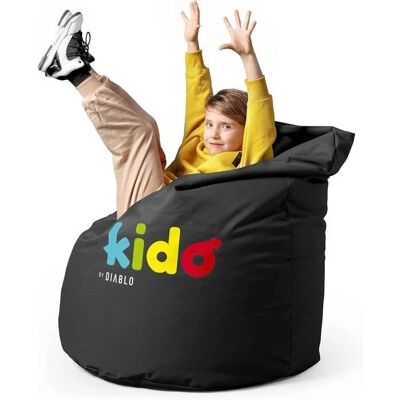 Kido by Diablo - Pufa Dziecięca - Noir - Bean bag chair - Publicité Kido by Diablo - Pufa Dziecięca - Noir - Bean bag chair - Publicité