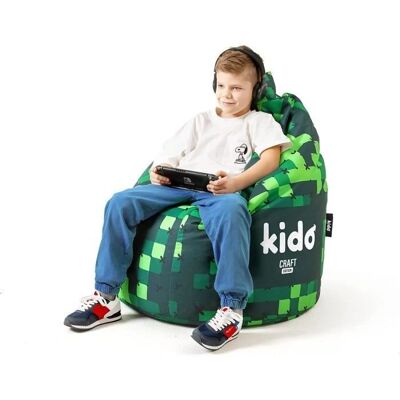 Puf Dziecięcy Diablo - Edycja Craft Zielony - Wspierający, Kompaktowy, Gry-Inspirowany Puf Dziecięcy Diablo - Edycja Craft Zielony - Wspierający, Kompaktowy, Gry-Inspirowany